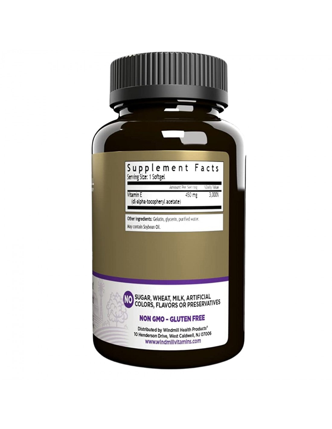 Windmill Vitamina E-450 Mg (1,000 IU) 30 Softgel