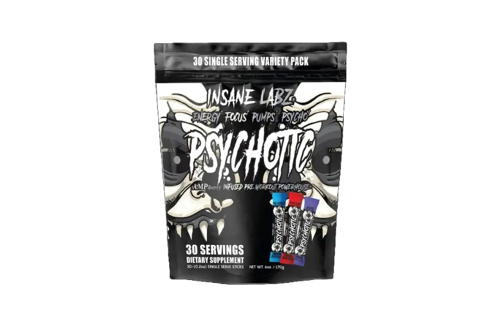 Insane Labz Psychotic Black 30 Stick Variedad Sabores