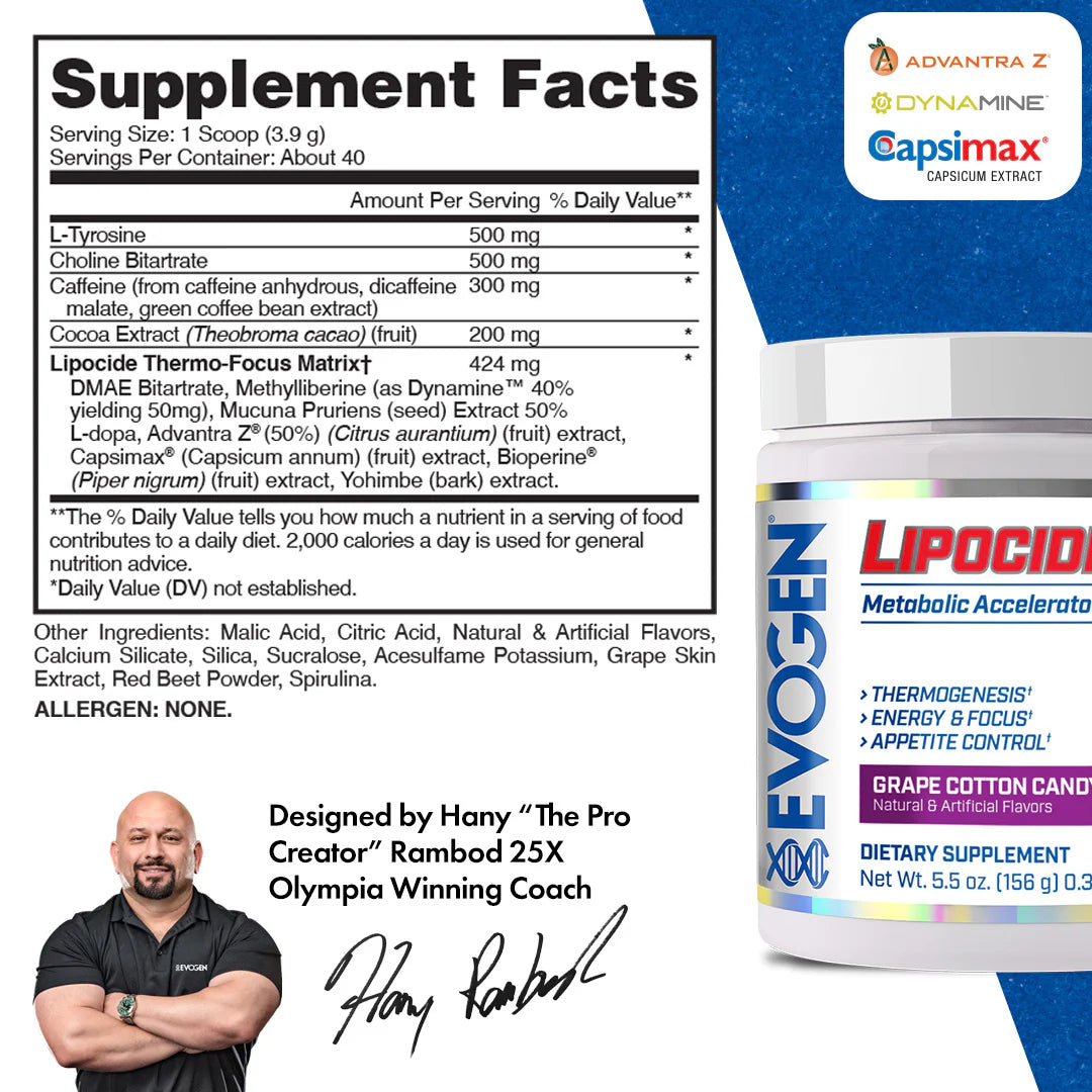 Evogen Lipocide Ir 30Serv