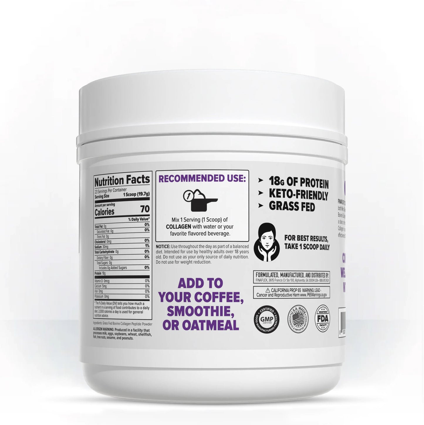 Finaflex Pure Collagen Grass 23 Serv