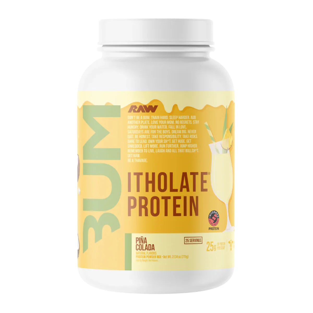 Raw Cbum Protein Itholate 25 Serv