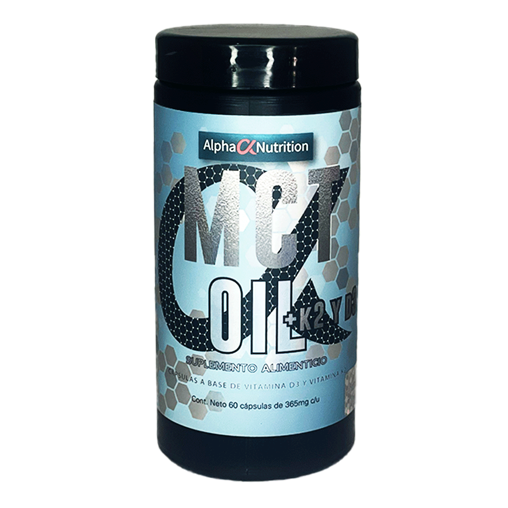 Alpha Nutrition Mct Oil+K2 y D3 60 Caps