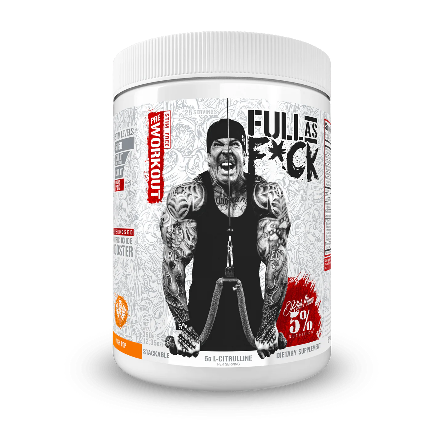 5% Full As F*ck 25 Serv Pre Entreno