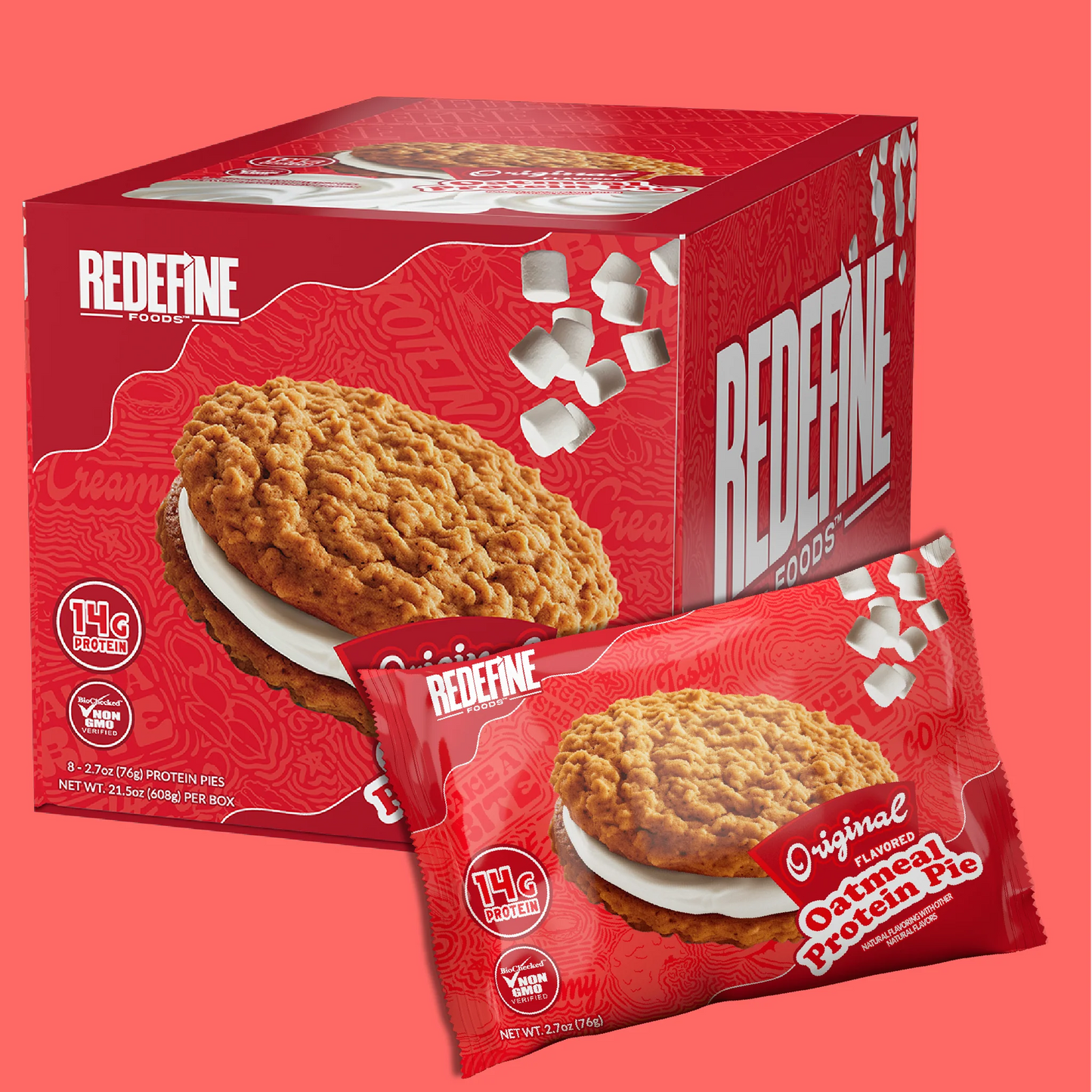 Redefine Oatmeal Protein Pie 8Pz