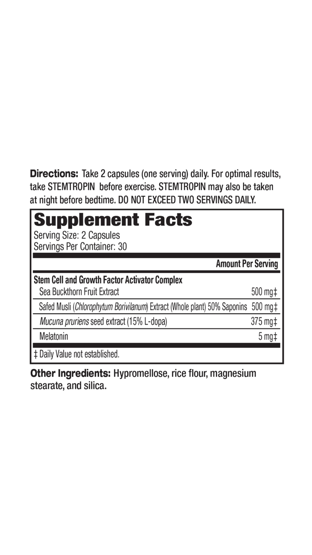 Musclemeds Stemtropin 60 Caps