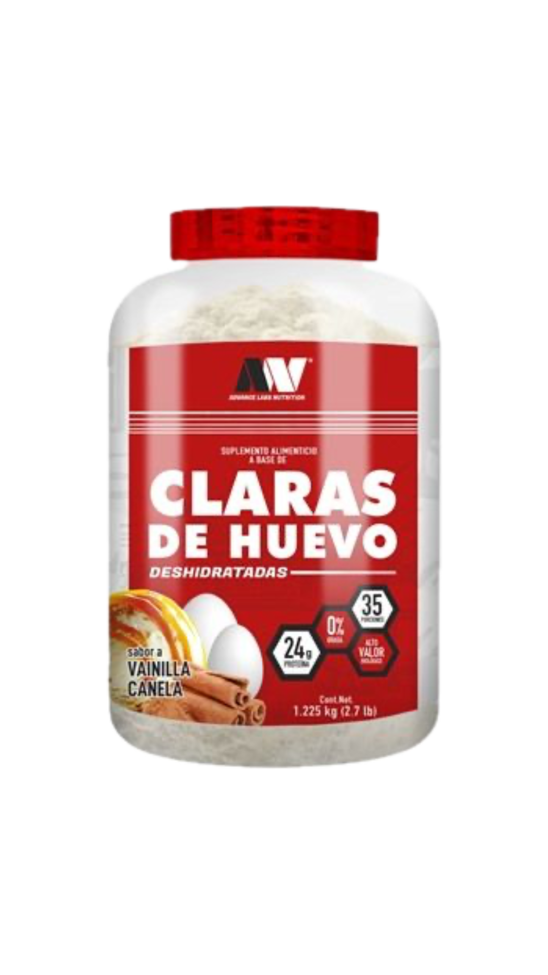 ADV Clara de Huevo Vainilla Canela 900 Gr