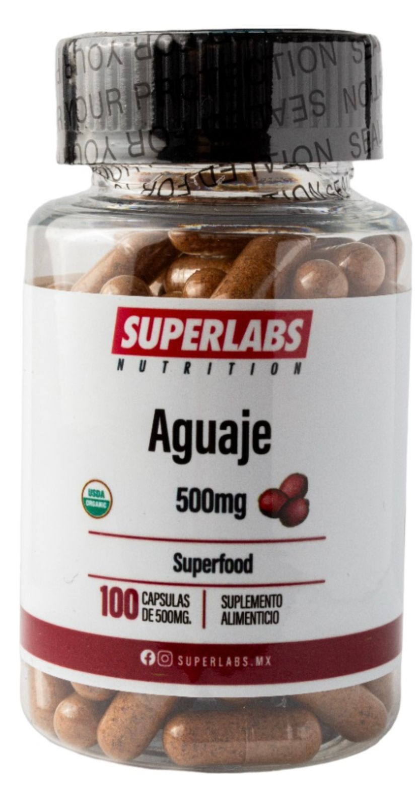 Superlabs Aguaje 500 Mg 100 Capsulas