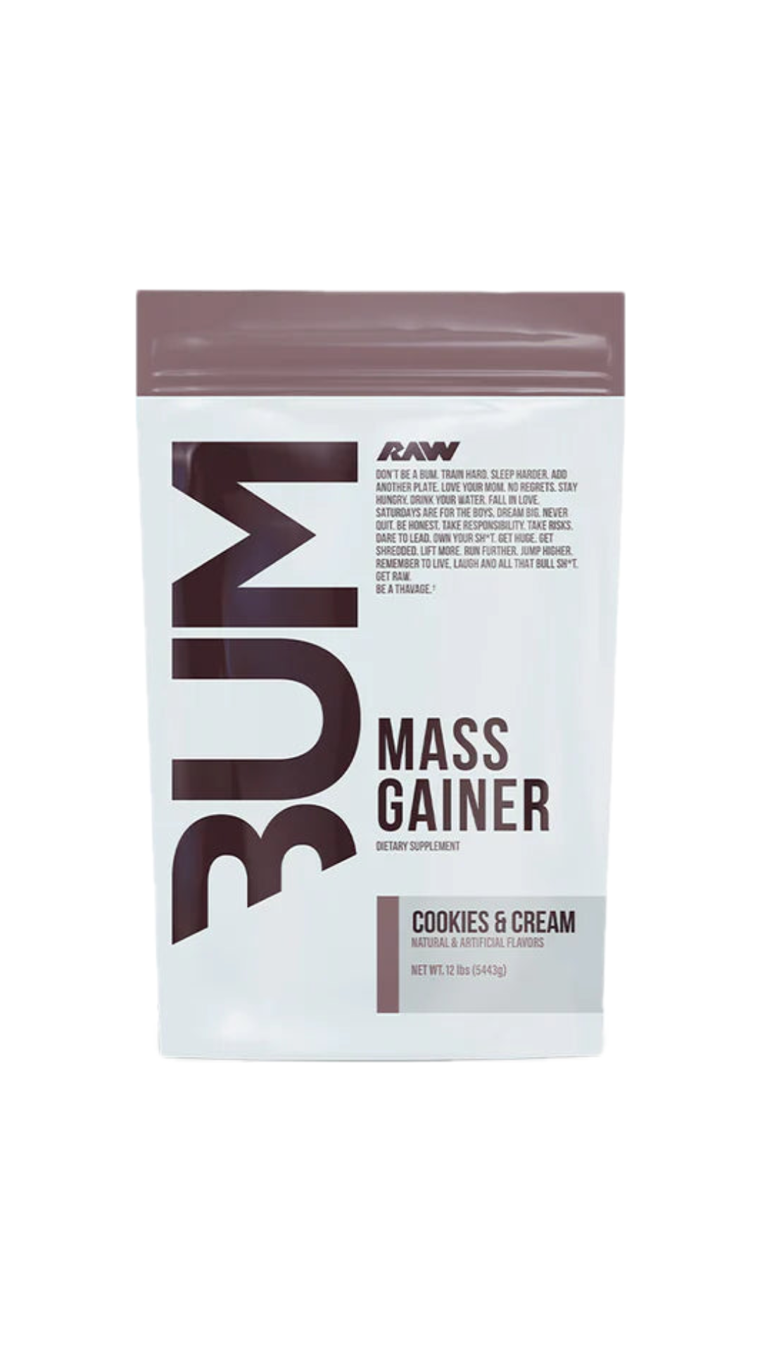Raw Cbum Mass Gainer 12 Lbs