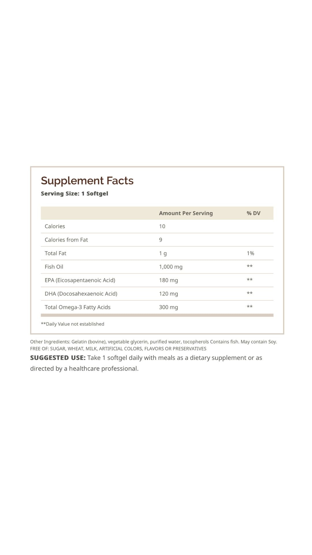 WindMill Omega 3 EPA+DHA 180 Softgels