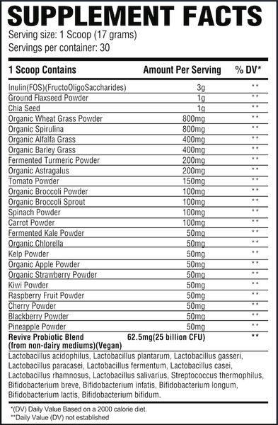 Revive Daily Greens 30 Serv
