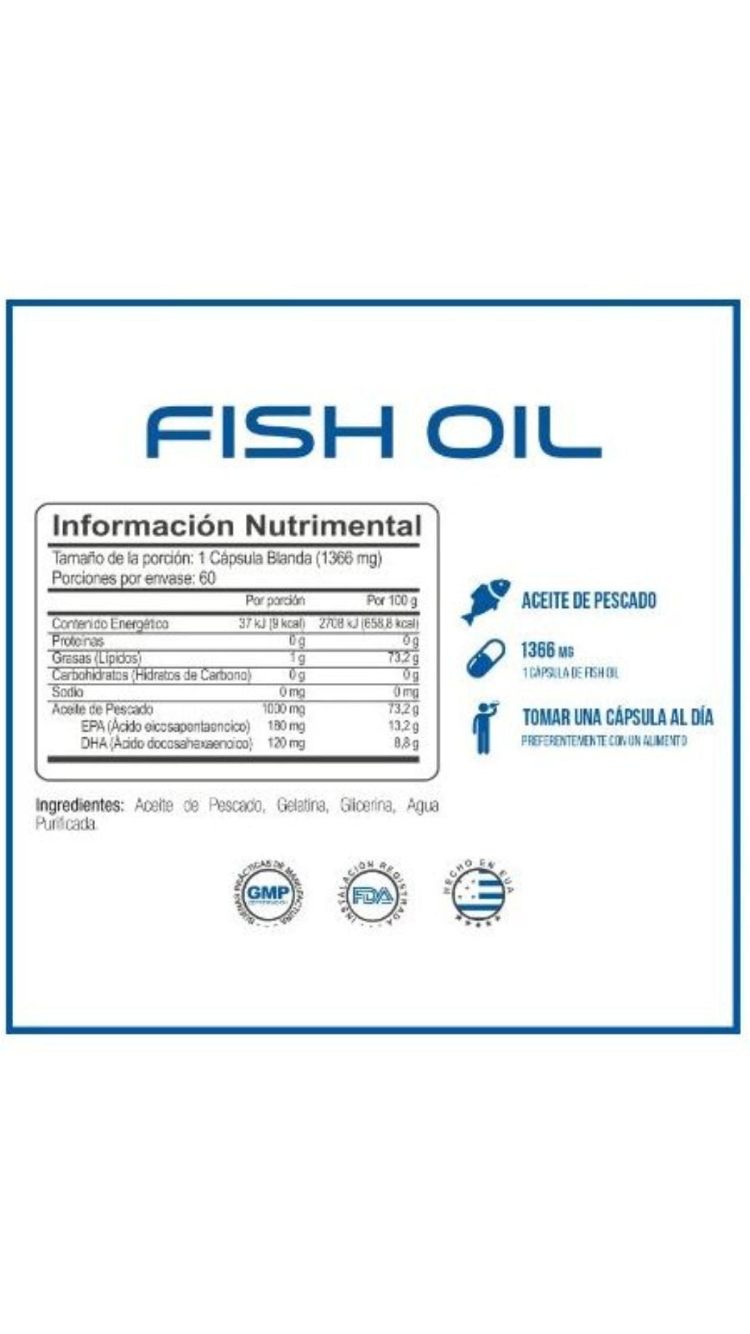 Forzagen Fish Oil 60 Caps