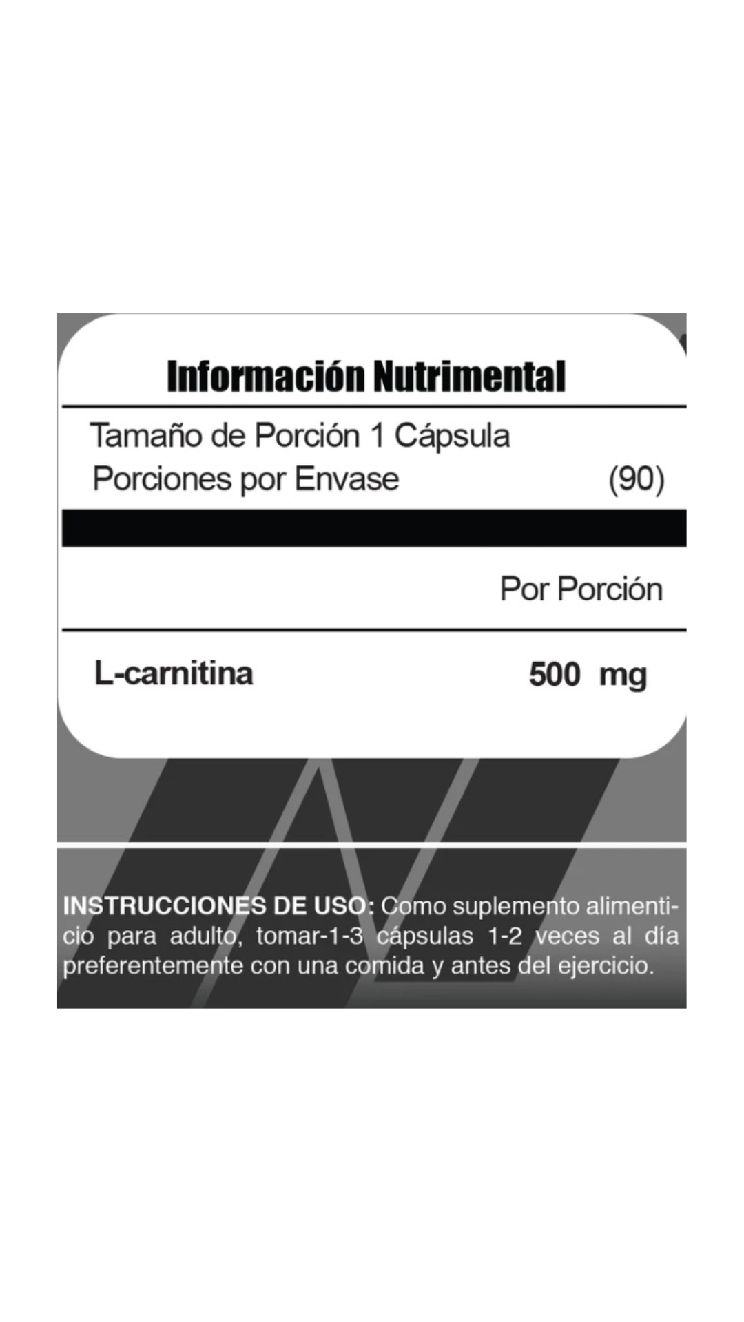 Meta Nutrition L-Carnitina 90 Caps