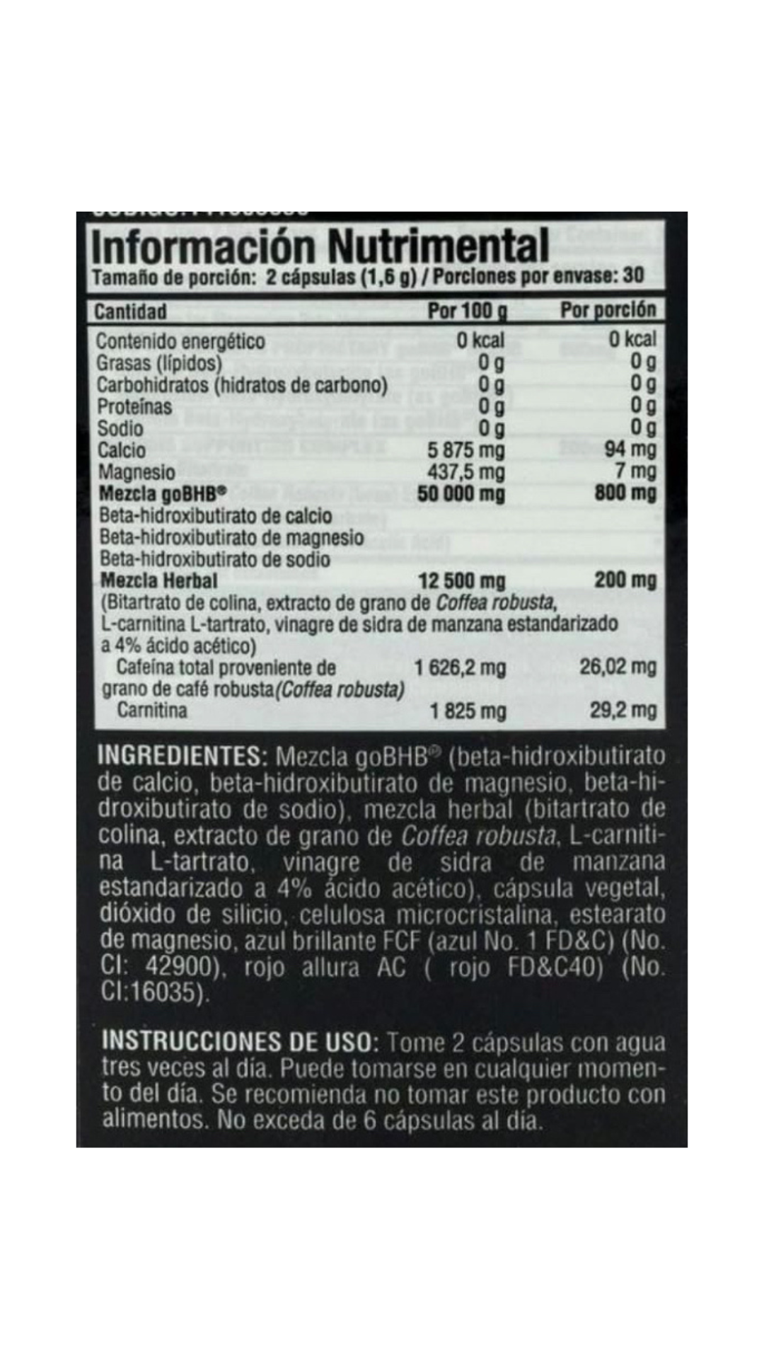 Nutrex Lipo 6 Black Keto 60 Caps