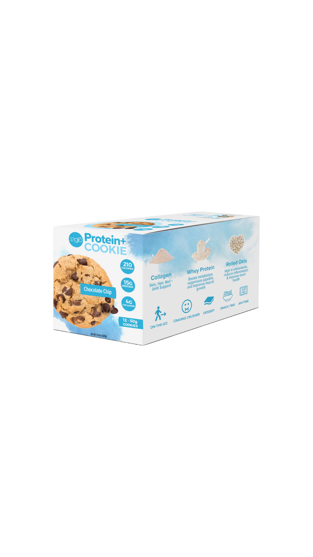 321 Glo Protein+Cookie 12Pz