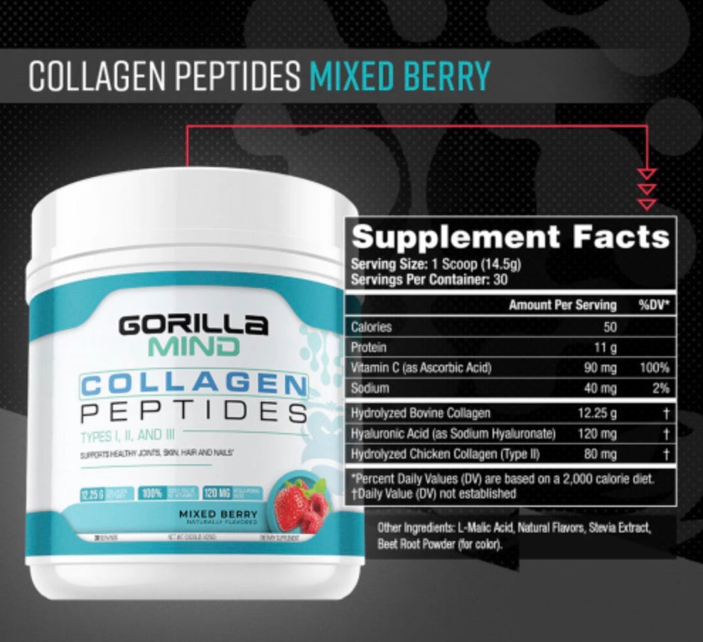 Ex- Gorilla Mind Peptidos de Colageno 30 Servicios