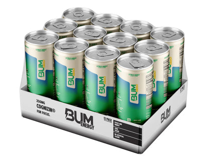 Raw Bum Energy Drink 12oz 12Pack