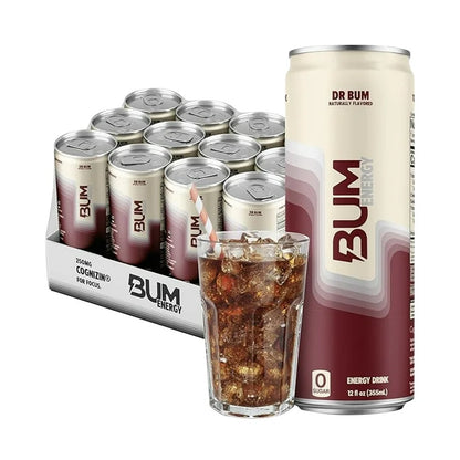 Raw Bum Energy Drink 12oz 12Pack