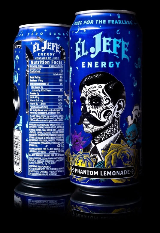 El Jefe Energy Drink 473ml | Phantom Lemonade