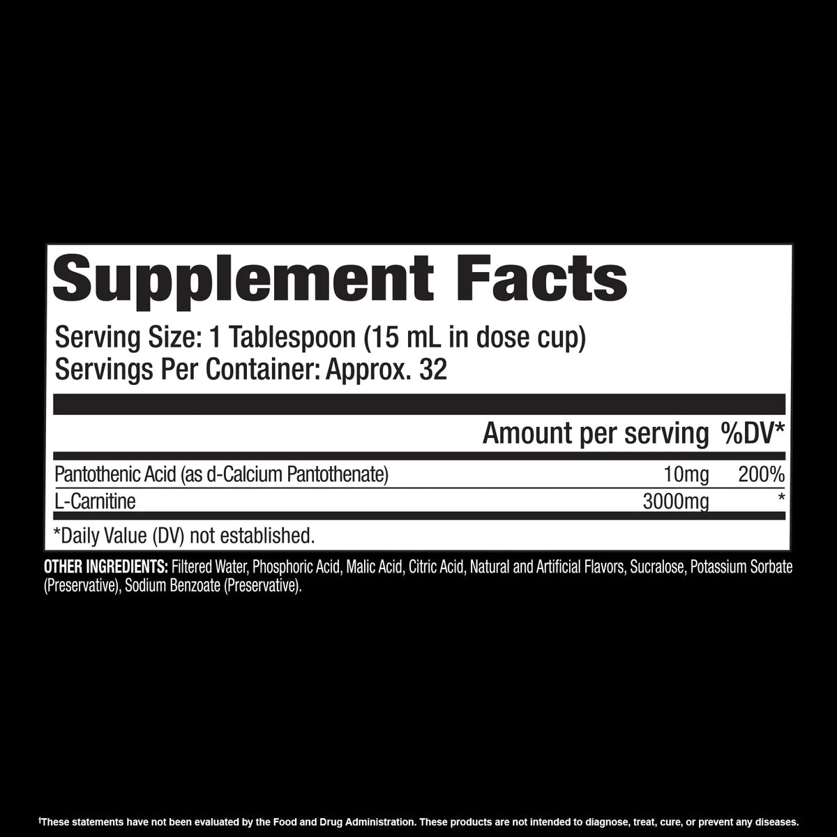 GAT L-Carnitina 3000 16 Oz
