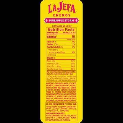 La Jefa Energy Drink 12Pack 12Oz