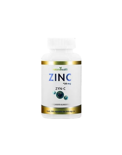 Natural ZYN-C 500 Mg 100 Caps