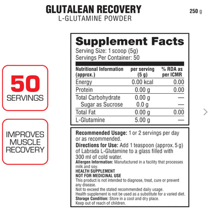 Labrada Glutamina 500Grs