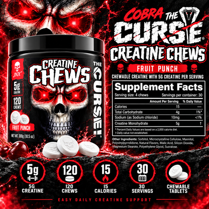 Cobra The Curse! Creatina Chews 120 | 30 Serv