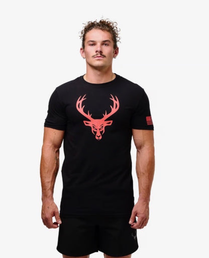 Playera Bucked Up Logo Rojo