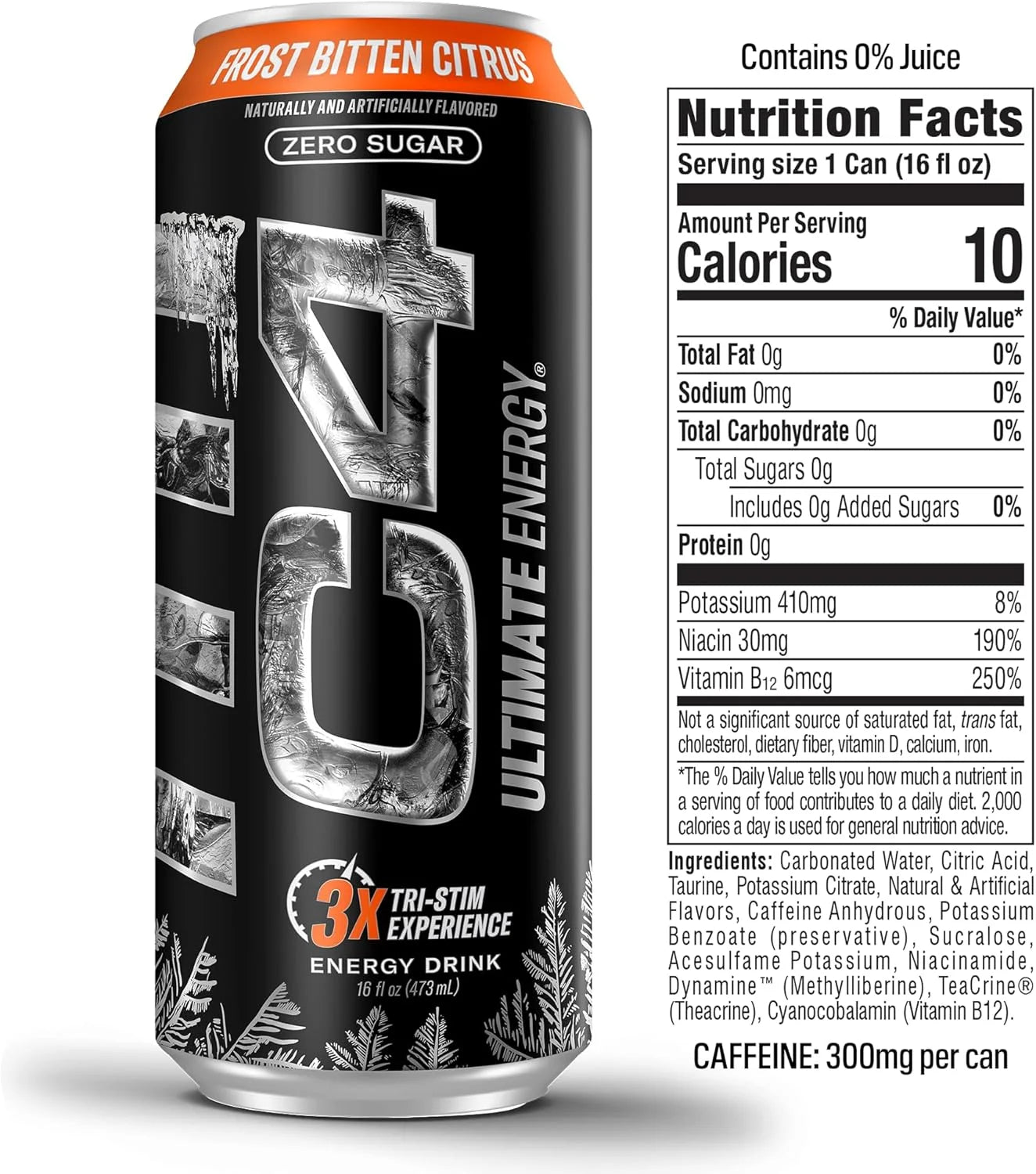 C4 Ultimate Carbonated 16Oz 12Pack