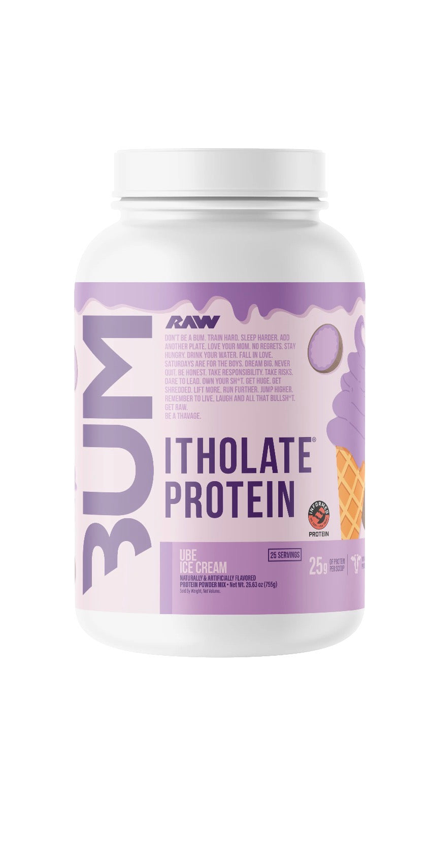 Raw Cbum Protein Itholate 25 Serv