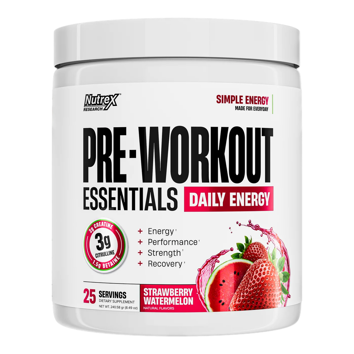 Ex- Nutrex Research Pre Workout Essentials 25 Serv