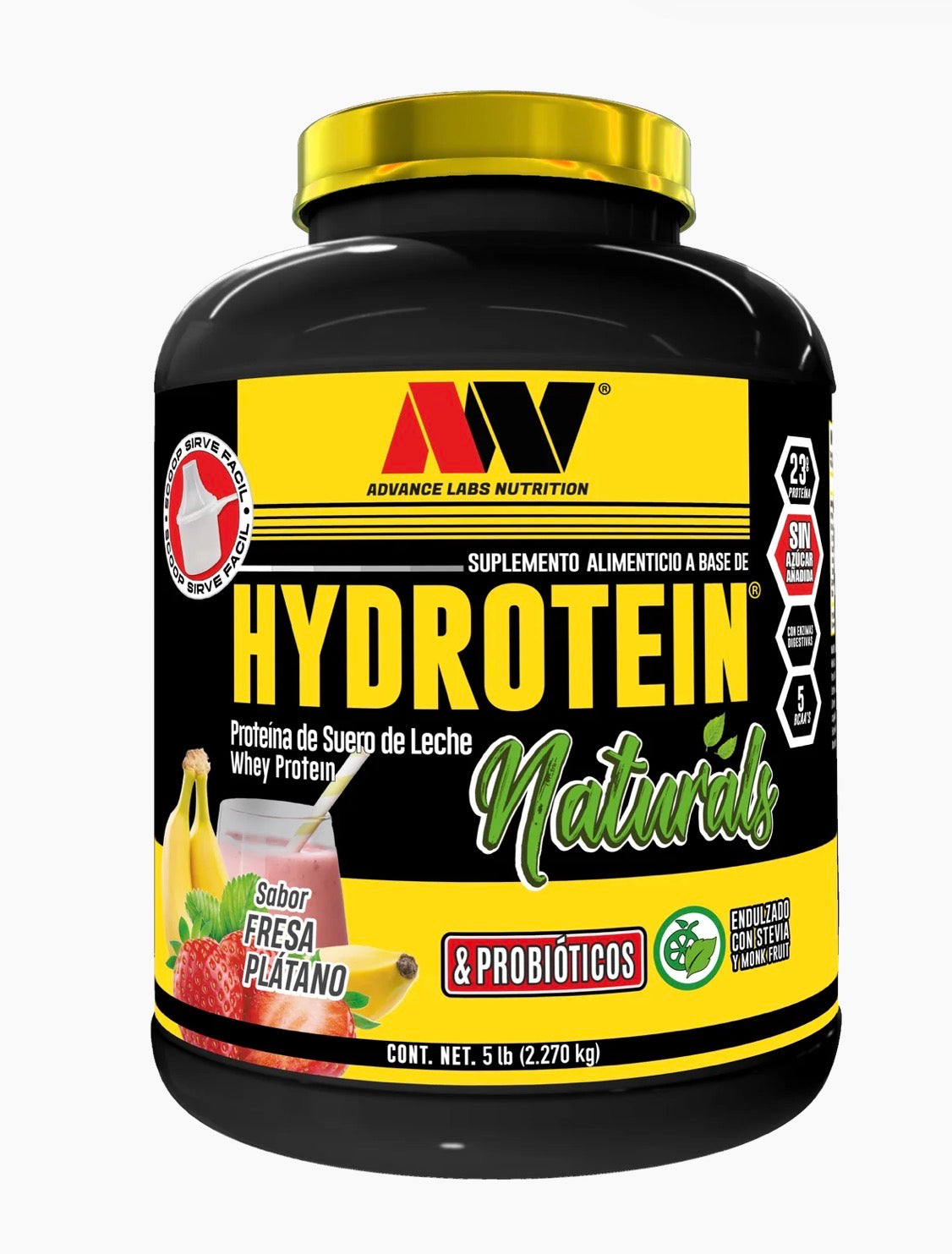 Advance Nutrition Hydrotein Naturals 5 Lbs