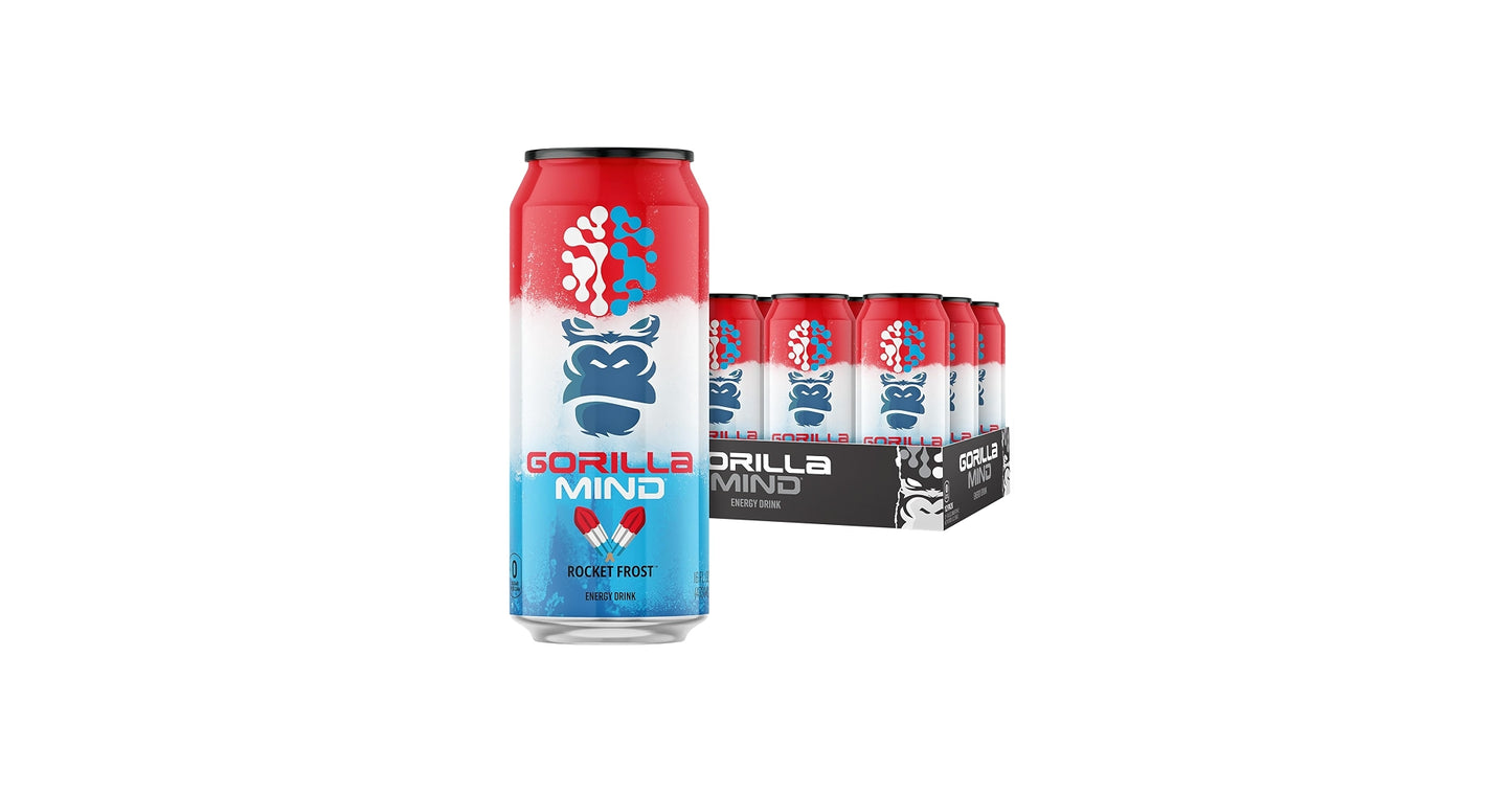 Gorilla Mind Energy Drink 12Pack 16Oz