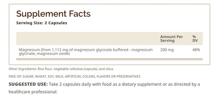 Whp Glicinato de Magnesio 200mg 120Caps