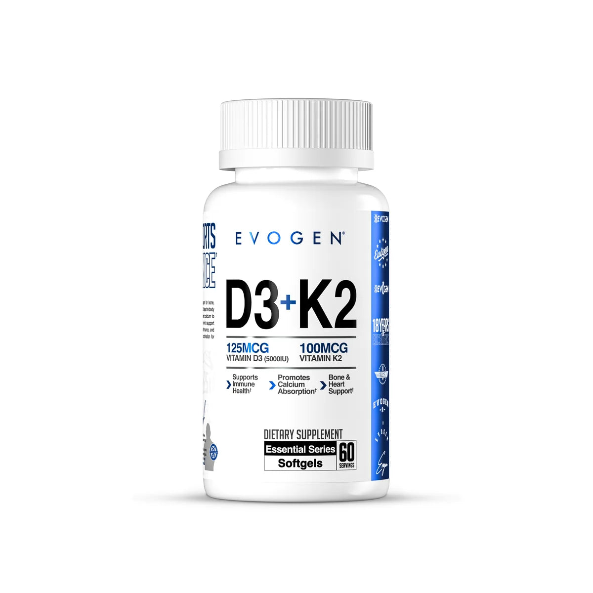 Evogen Vitamina D3 + K2 60Caps