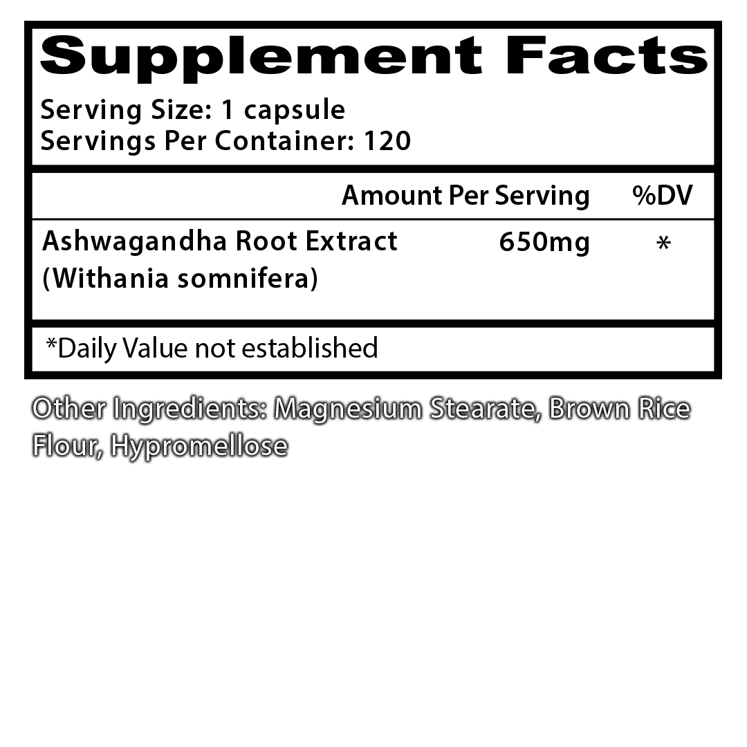 Insane Labz Ashwagandha 120 Caps