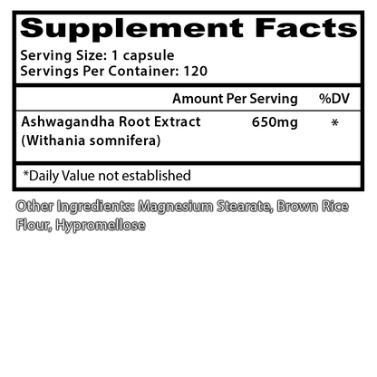Insane Labz Ashwagandha 120 Caps