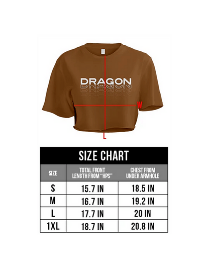 Dragón Pharma Crop Top Café