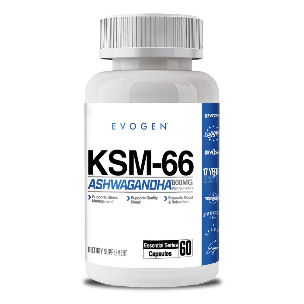 Ashwagandha KSM-66 Evogen 60 Caps