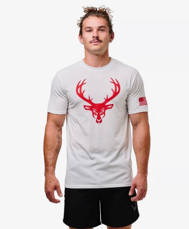 Playera Bucked Up Logo Rojo