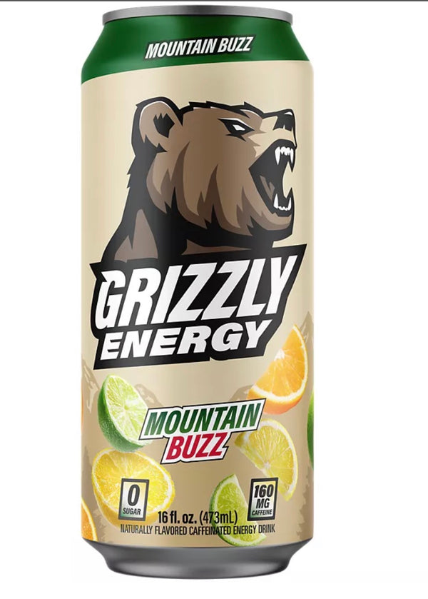 Grizzly Energy 473ml | Mountain Buzz