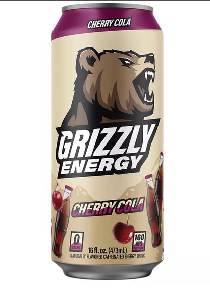 Grizzly Energy 473ml | Cherry Cola