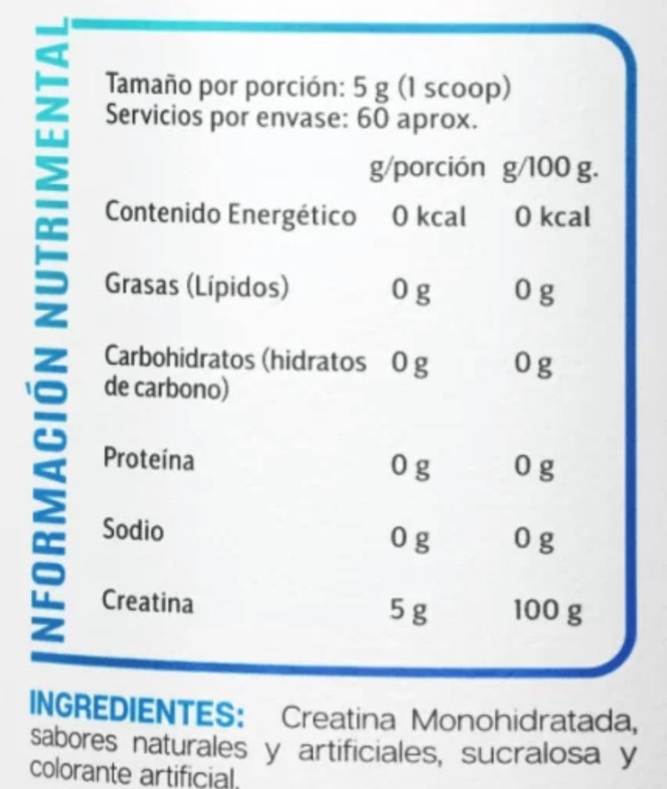 CNB Creatina Monohidratada 300 Grs