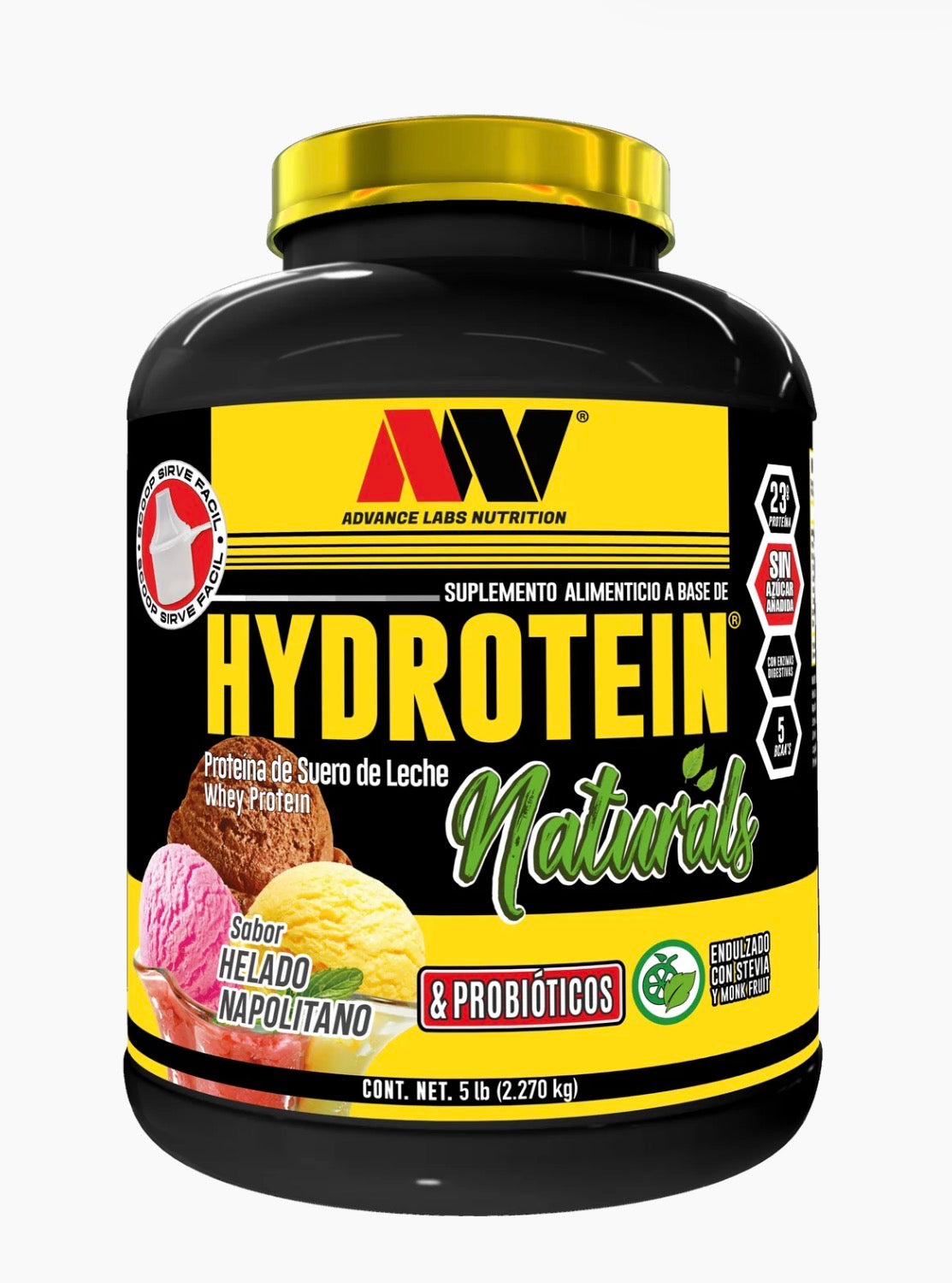 Advance Nutrition Hydrotein Naturals 5 Lbs