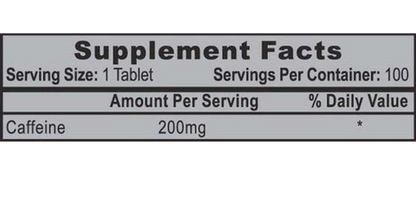 Cafeína HTP 100 Tabs