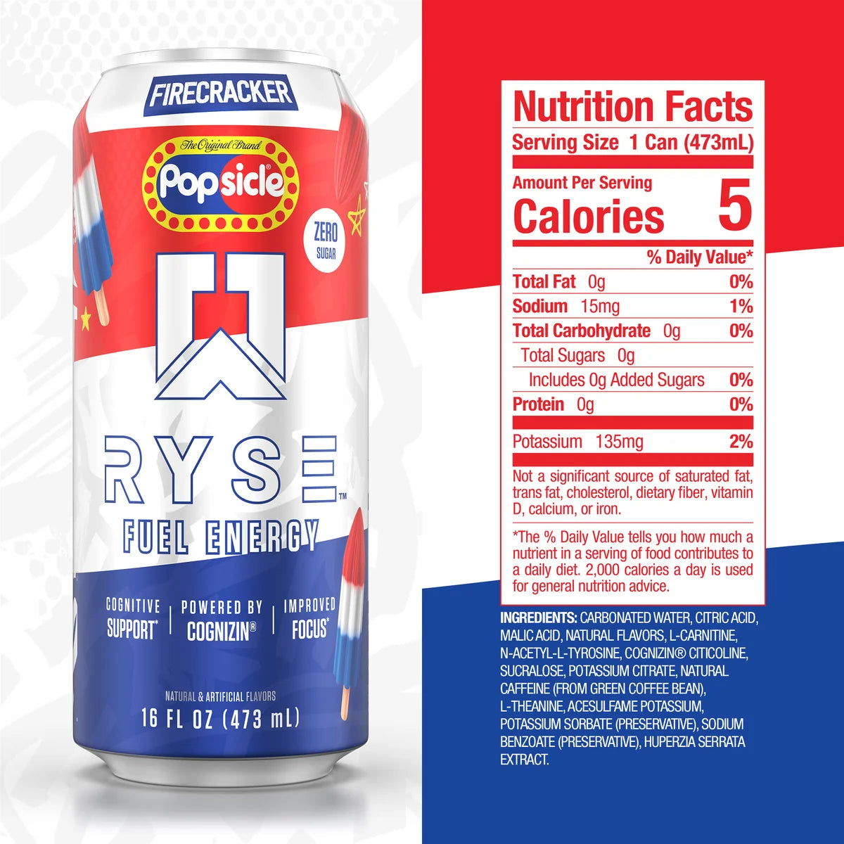 Ryse Fuel Energy Drink 12 Pack 16 Oz