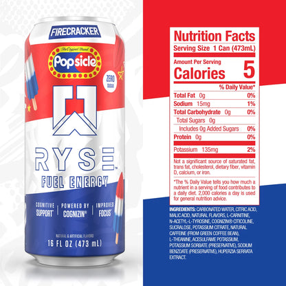 Ryse Fuel Energy Drink 12 Pack 16 Oz