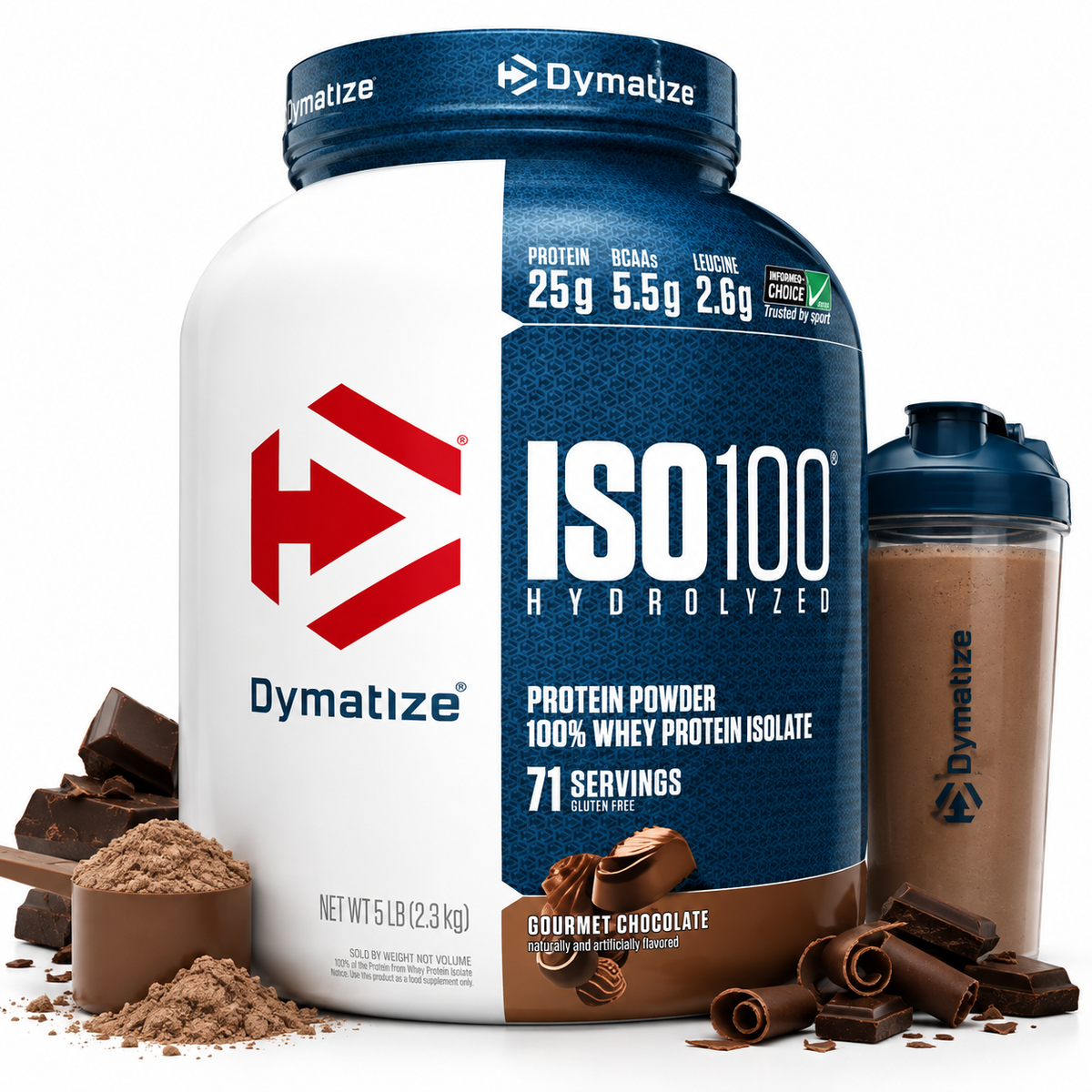 Dymatize ISO 100 5 Lb | Proteina Aislada de Suero de Leche