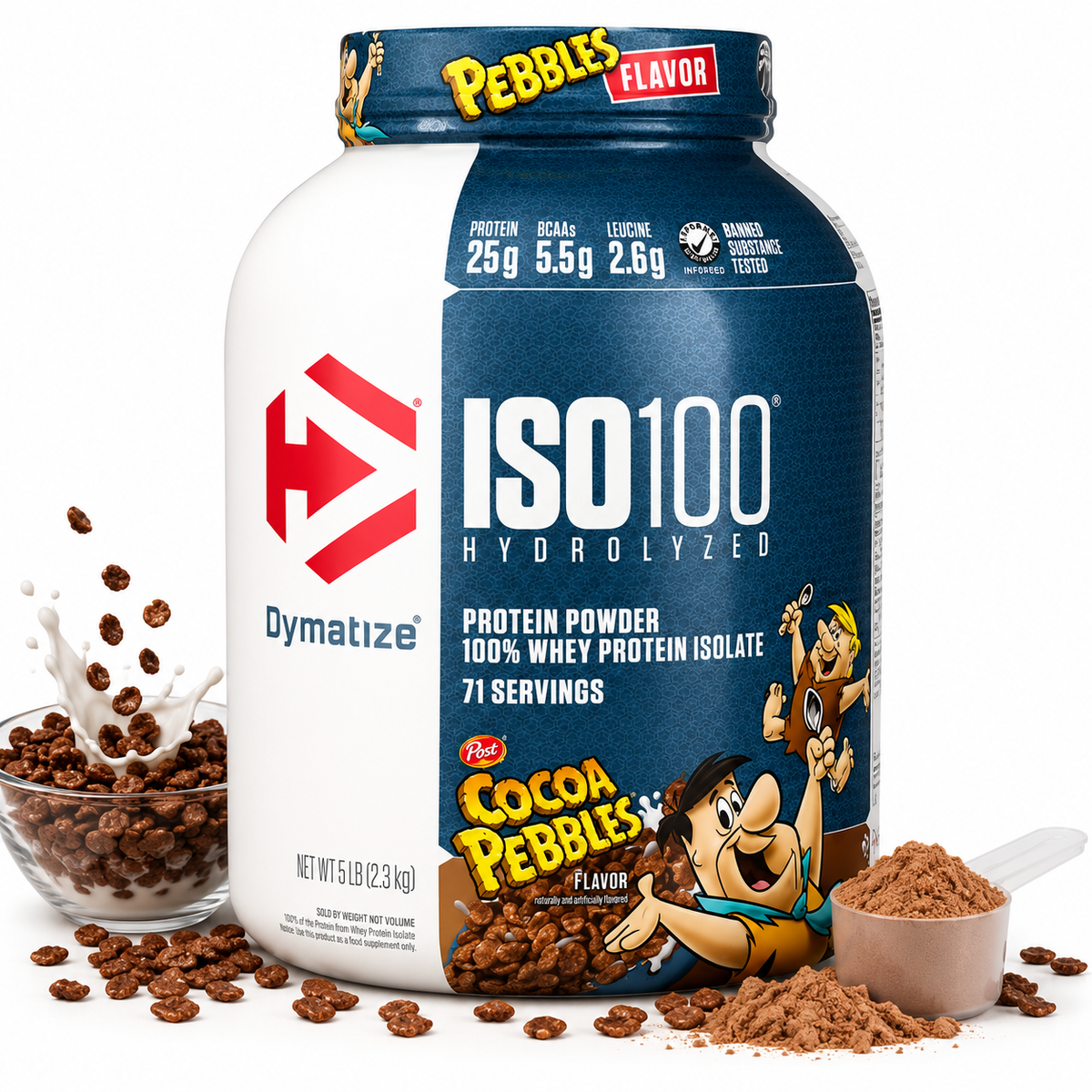 Dymatize ISO 100 5 Lb | Proteina Aislada de Suero de Leche