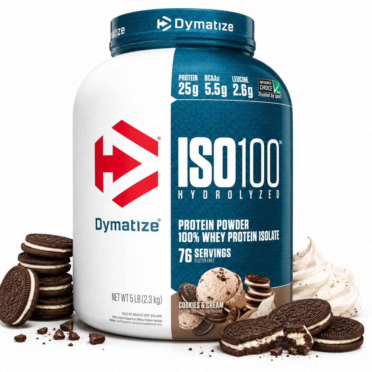 Dymatize ISO 100 5 Lb | Proteina Aislada de Suero de Leche